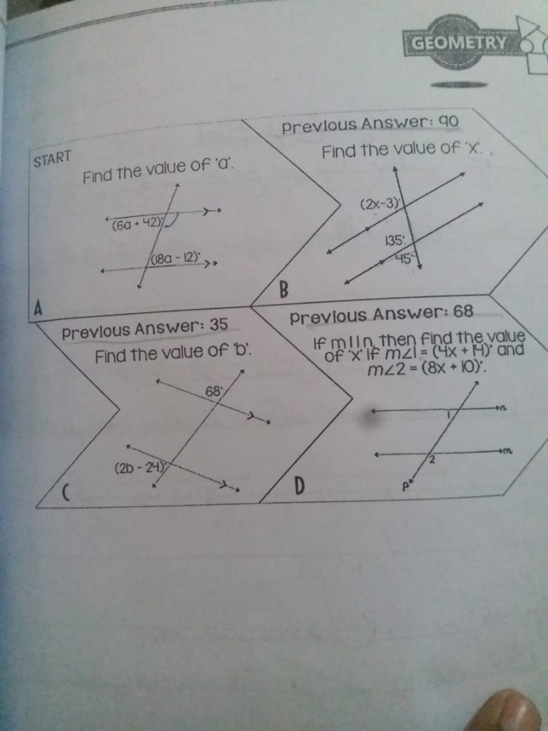 Solved GEOMETRY previous Answer: 90 Find the value of 'x., | Chegg.com