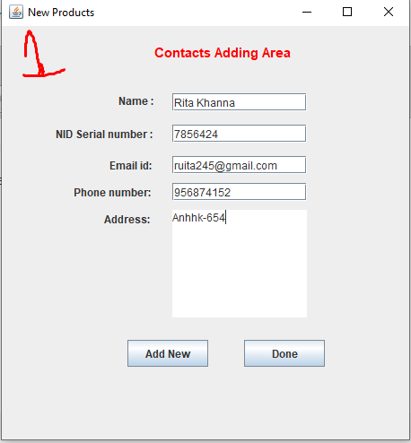 Solved The user can input her details and it will store in a | Chegg.com
