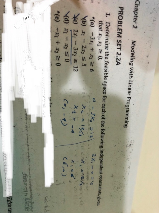 Solved Chapter 2 Modeling with Linear Programming PROBLEM | Chegg.com