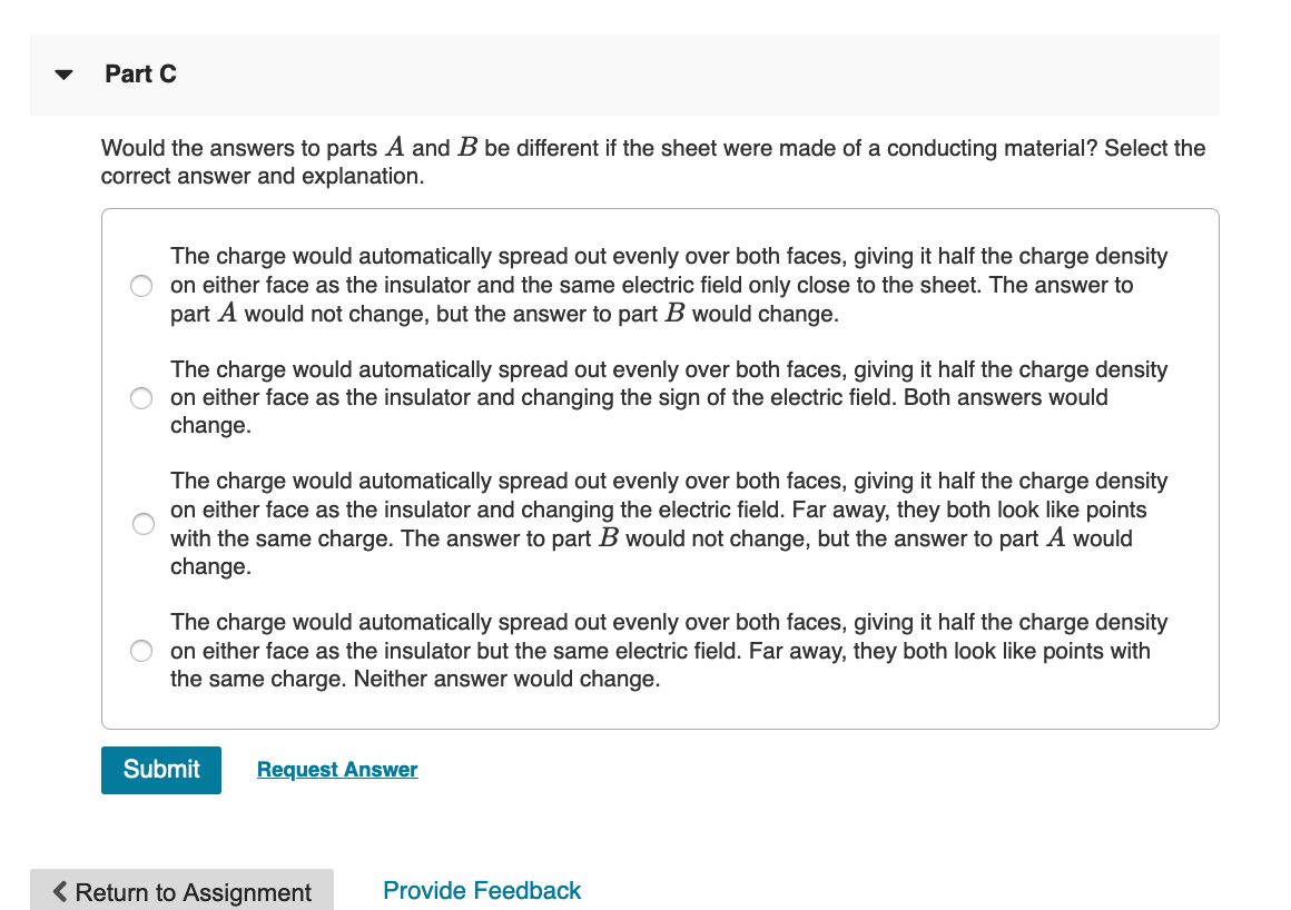 Solved Part C Would The Answers To Parts A And B Be | Chegg.com