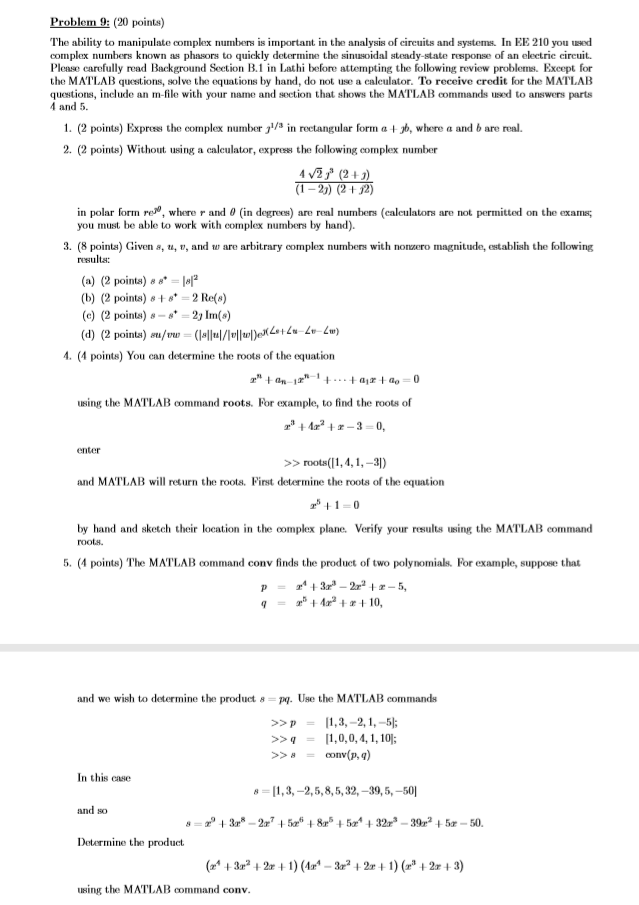 Problem 9 Points The Ability To Manipulate C Chegg Com