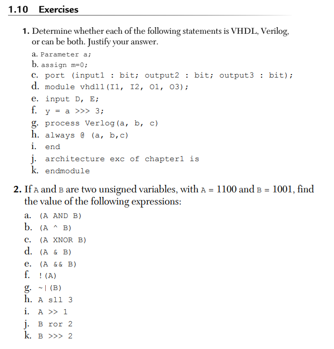 Solved 1. Determine Whether Each Of The Following Statements | Chegg.com