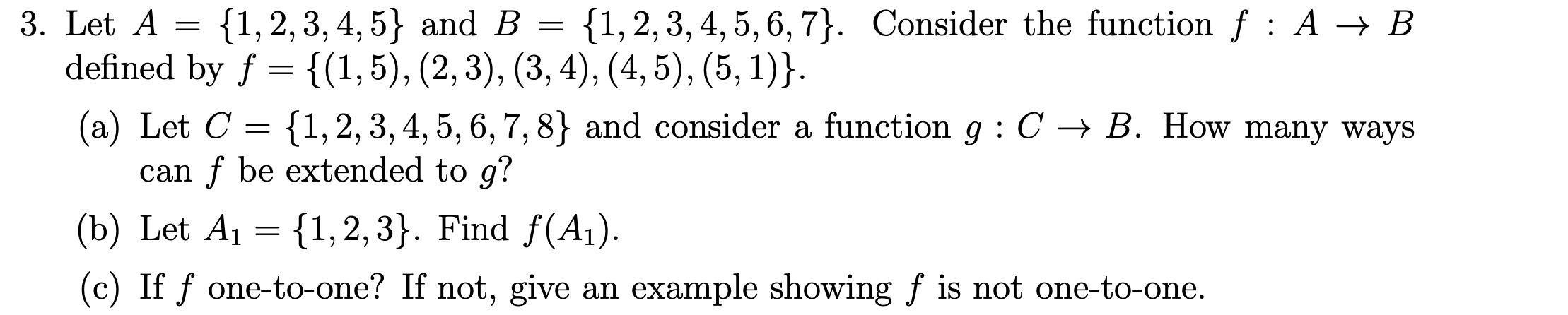 Solved = = > 9 = 2 3. Let A {1, 2, 3, 4, 5} And B {1, 2, 3, | Chegg.com