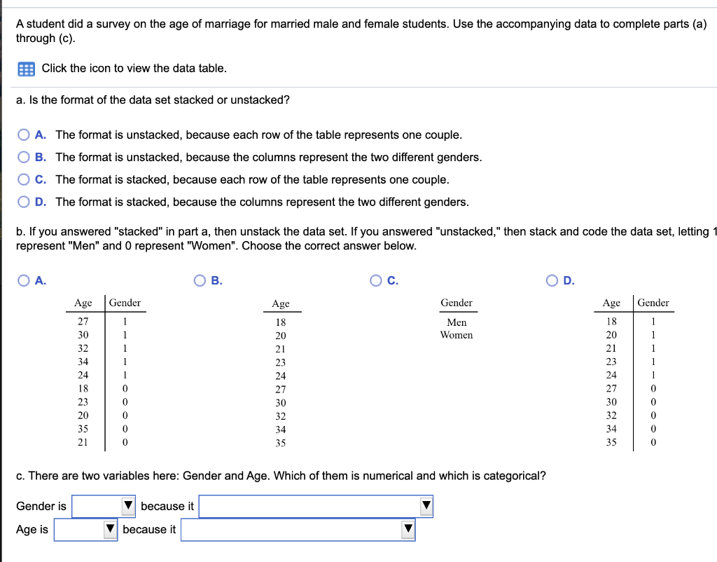 solved-a-student-did-a-survey-on-the-age-of-marriage-for-chegg