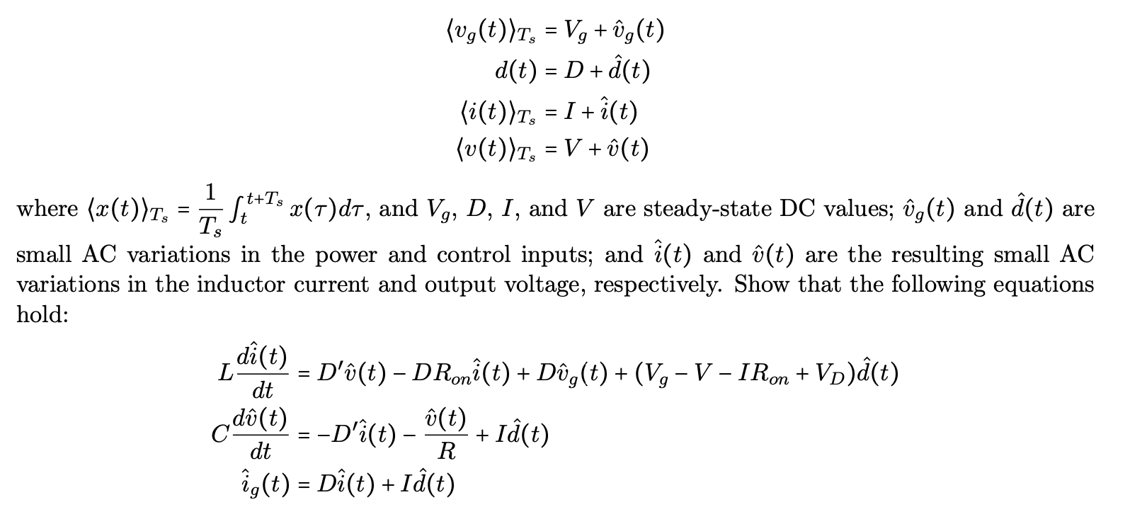 Solved Consider the buck-boost converter of Figure 1. The | Chegg.com