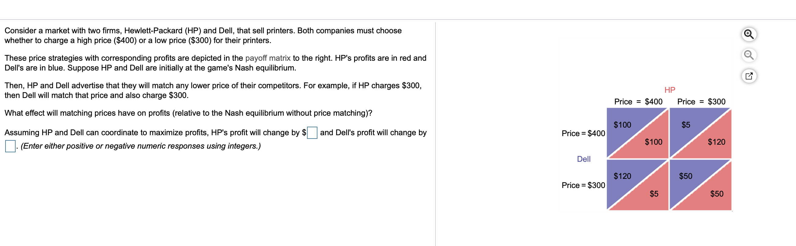 Solved Consider a market with two firms, HewlettPackard