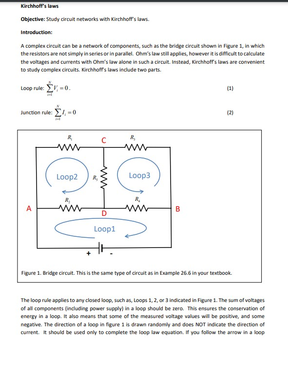 kirchhoff's law assignment