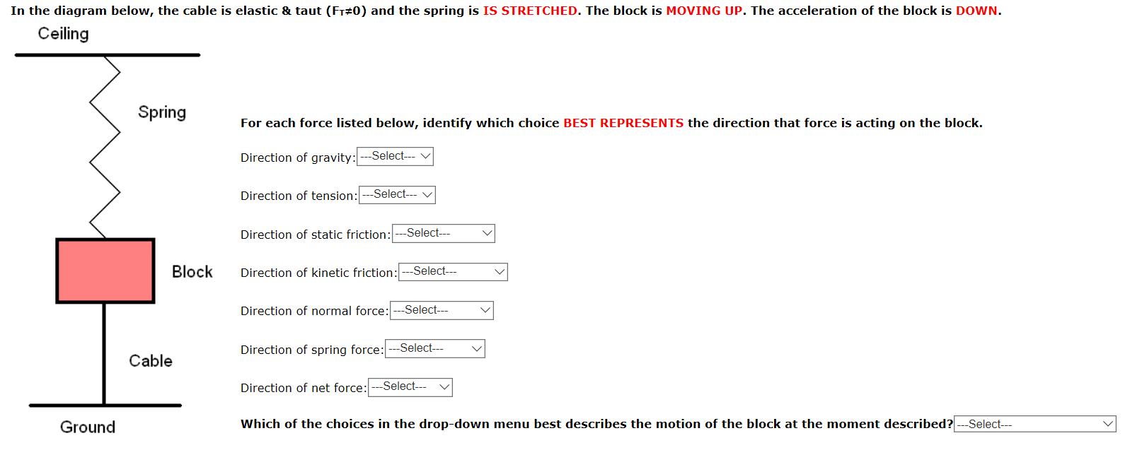 Taut Spring Solved In the diagram below, the cable is elastic & taut | Chegg.com