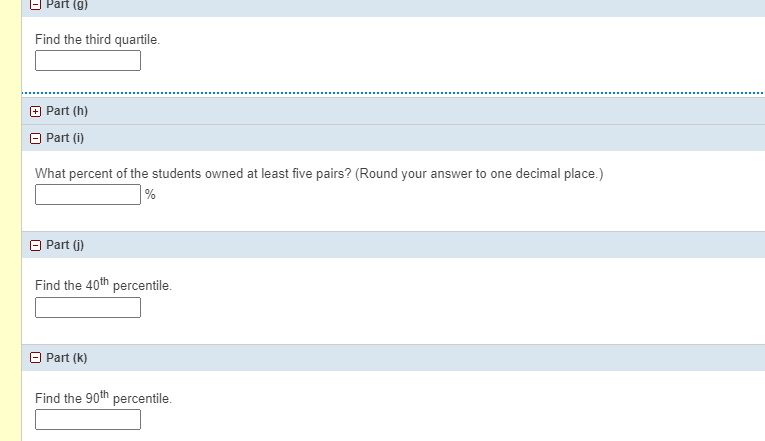Solved Forty randomly selected students were asked the | Chegg.com