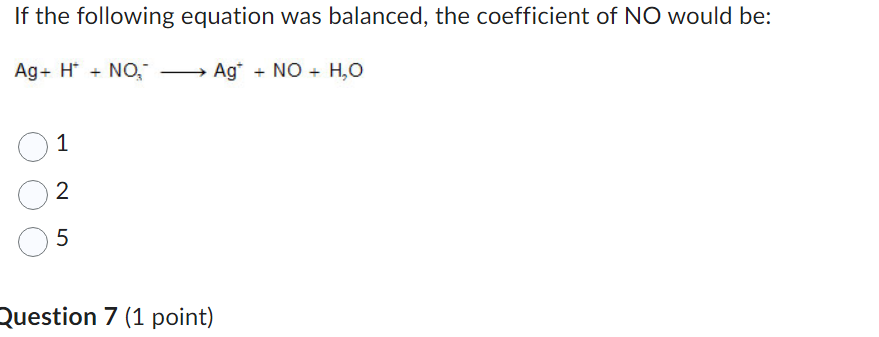 Solved If The Following Equation Was Balanced, The | Chegg.com