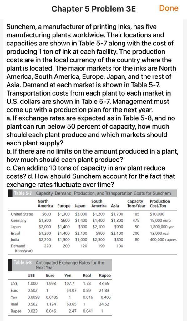 Solved Please solve Problem 3 on Page 143 (Questions a, and | Chegg.com