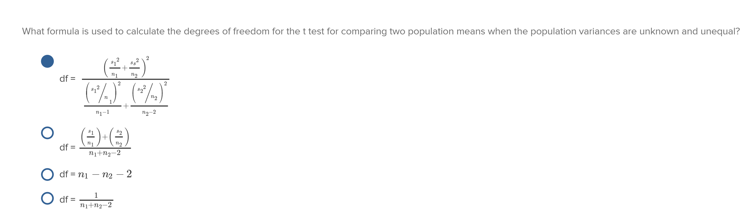 Solved What formula is used to calculate the degrees of  Chegg.com