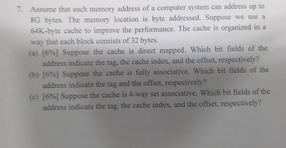 Solved 6. [1506] We have a computer system with two levels | Chegg.com