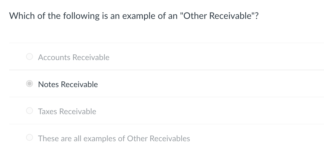 Solved Which of the following is an example of an 