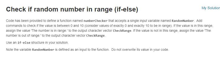 Solved check if random number in range if else my solution chegg