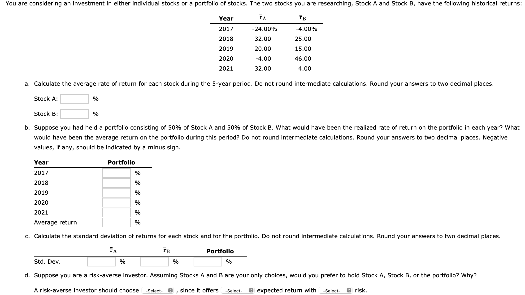 solved-a-calculate-the-average-rate-of-return-for-each-chegg