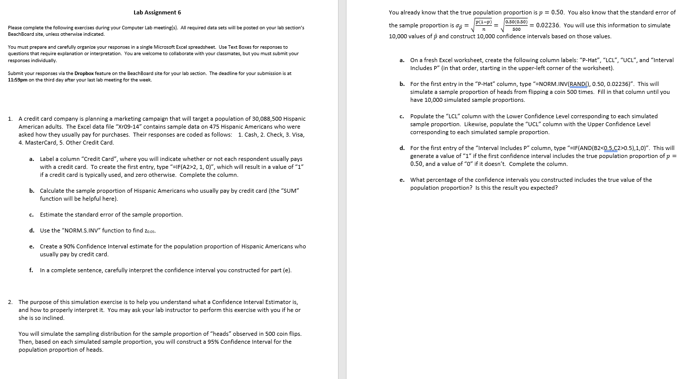 Lab Assignment 6 Please complete the following | Chegg.com