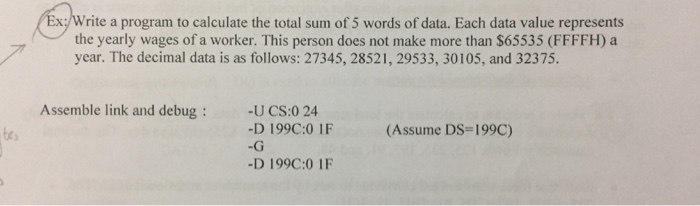 x Write a program to calculate the total sum of 5 | Chegg.com