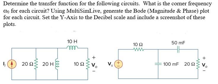 Solved Determine the transfer function for the following | Chegg.com