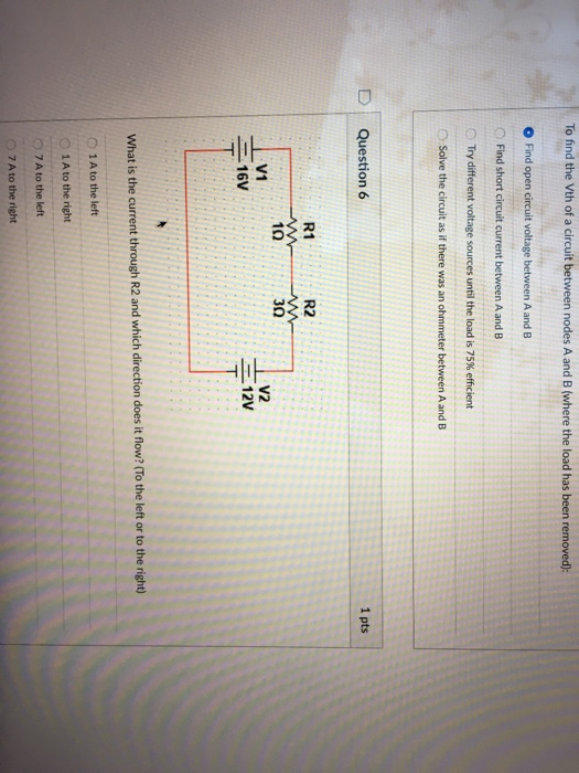 Solved To find the Vth of a circuit between nodes A and B | Chegg.com
