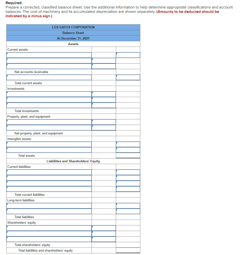 Solved Exercise 3-7 (Algo) Balance sheet preparation; errors | Chegg.com