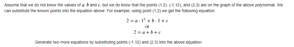 Solved Assume that we do not know the values of a,b and c, | Chegg.com