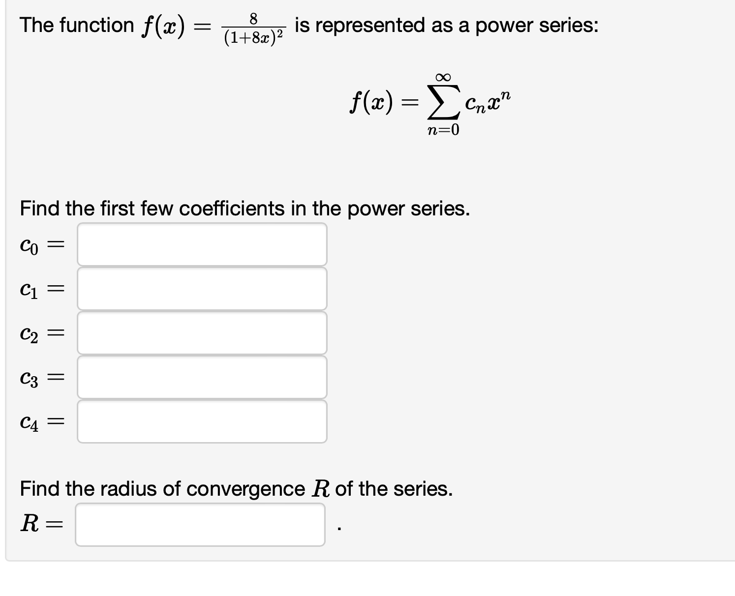 solved-the-function-f-x-1-8x-28-is-represented-as-a-power-chegg