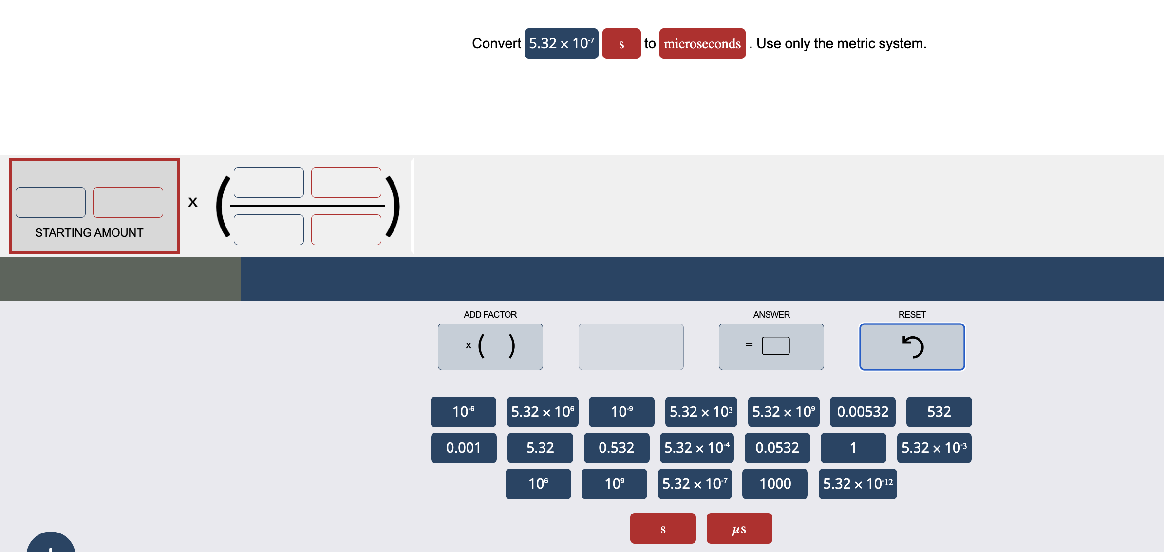 Solved seconds to microseconds chegg