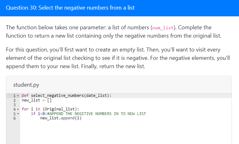 Solved Question 29: Count the numbers in a list that are | Chegg.com