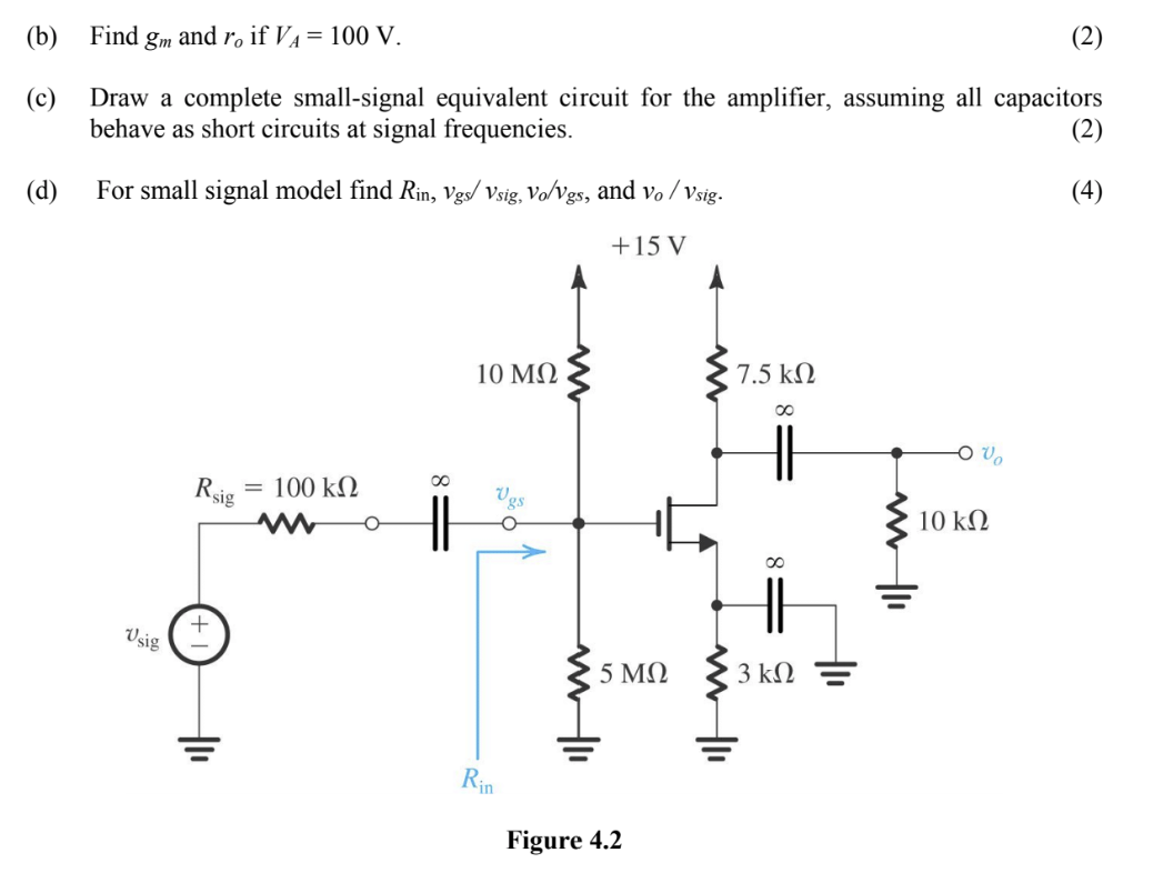 Solved Question 4 [20 Marks] 4.1 Use The Circuit Fig. 4.1 To | Chegg.com