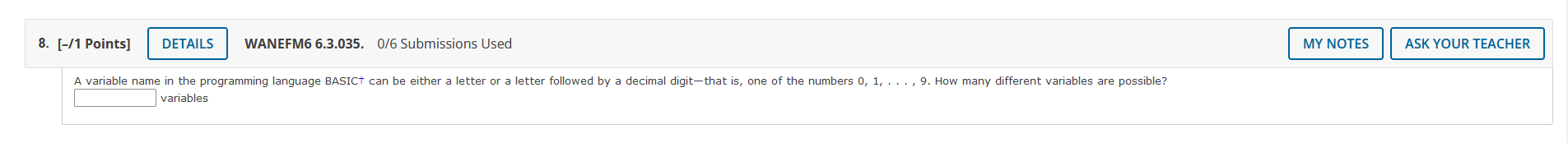 Solved variables | Chegg.com