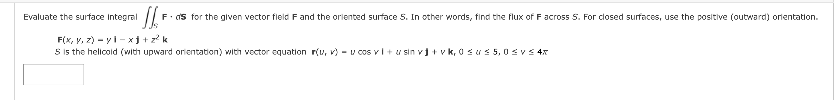 Solved F X Y Z Yi−xj Z2k S Is The Helicoid With Upward