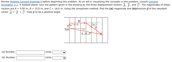 Solved Review Multiple Concept Example 9 before beginning | Chegg.com