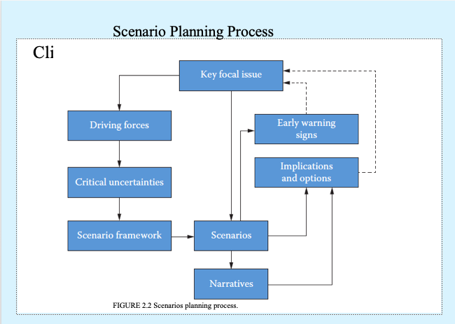 Using The Guideline On Scenario Planning Process Chegg Com
