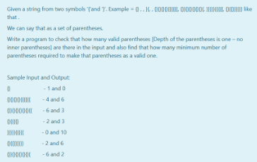 Solved Given A String From Two Symbols And Example=0...000TL | Chegg.com