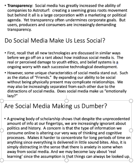 Solved Social Media Defined Social media have altered the | Chegg.com