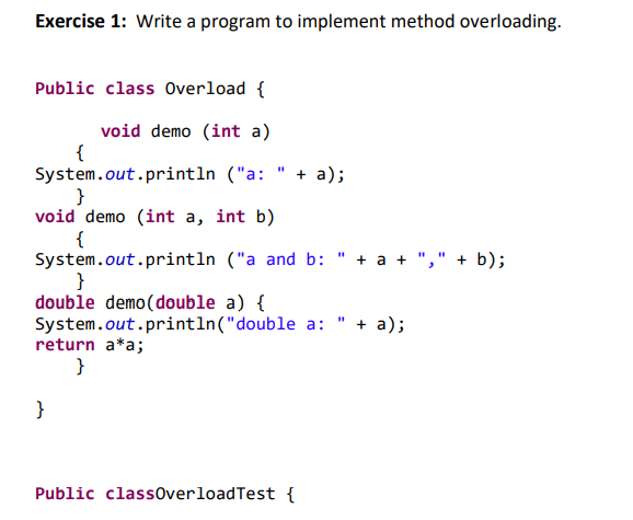 Method Overloading in Java [With Examples]