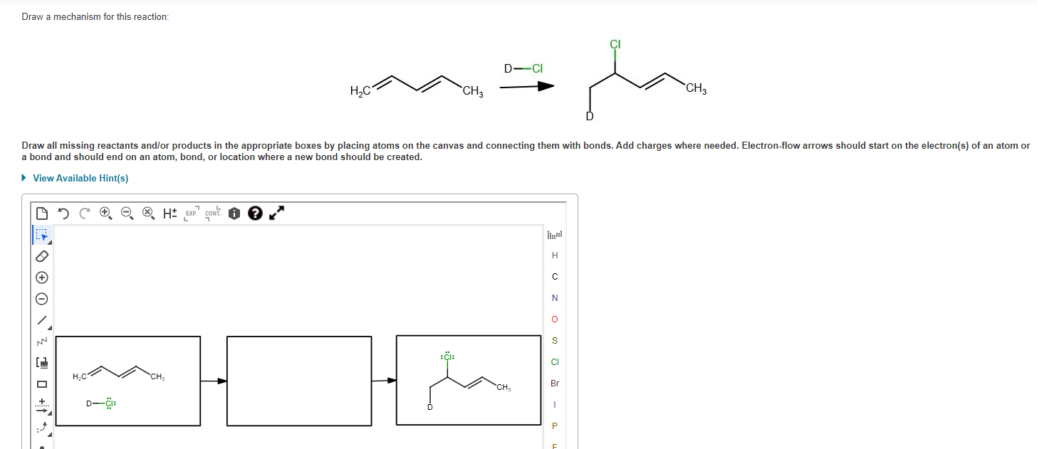 Solved Draw A Mechanism For This Reaction A Bond And Should Chegg Com