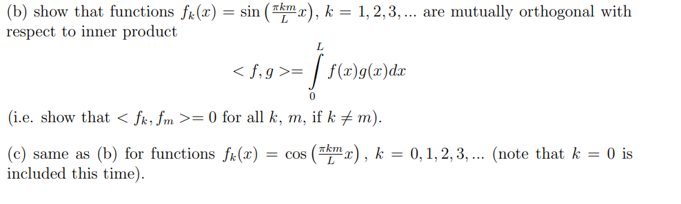 Solved (b) ﻿show That Functions | Chegg.com