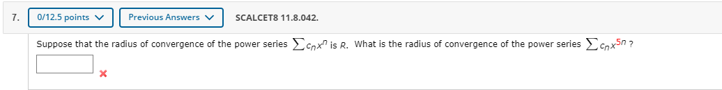 Solved Find The Radius Of Convergence R Of The Series в ћ Chegg Solved Find The Radius Of Convergence R Of The Series в ћ Chegg