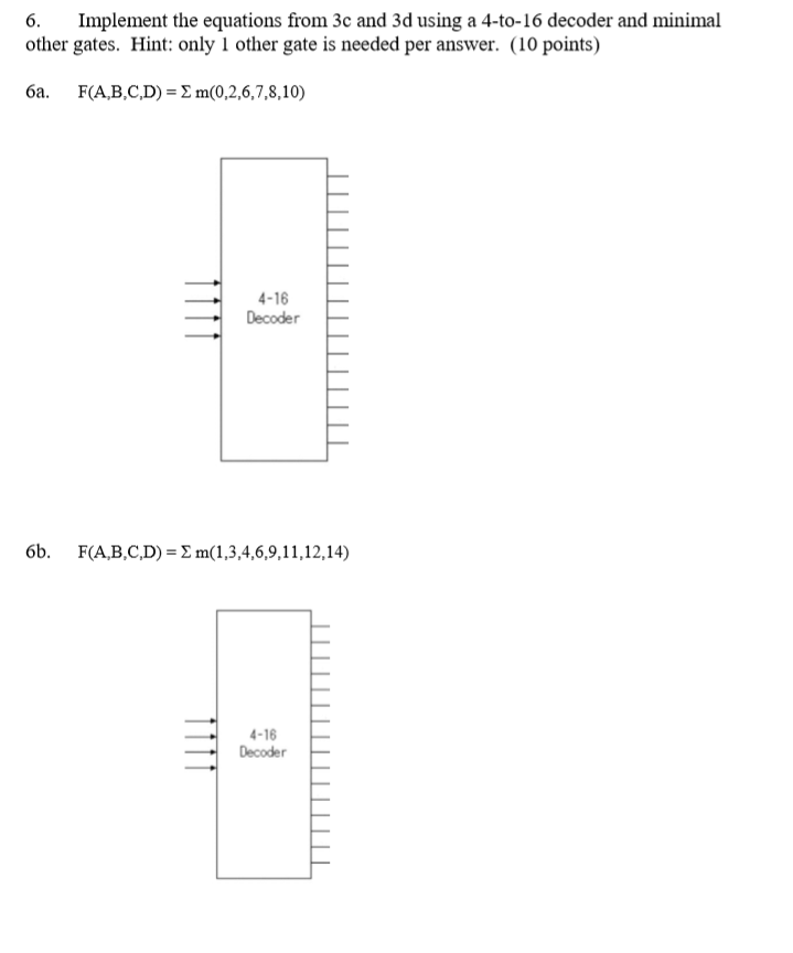Solved 6. Implement the equations from 3c and 3d using a | Chegg.com
