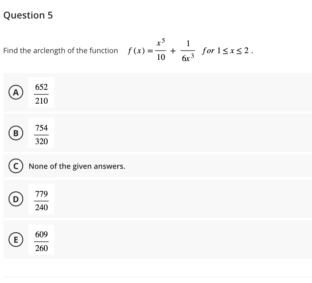 solved-d-the-arclength-of-the-function-f-x-10x5-6x31-210652-chegg