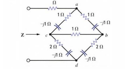 Solved Find the equivalent impedance Z of the circuit | Chegg.com