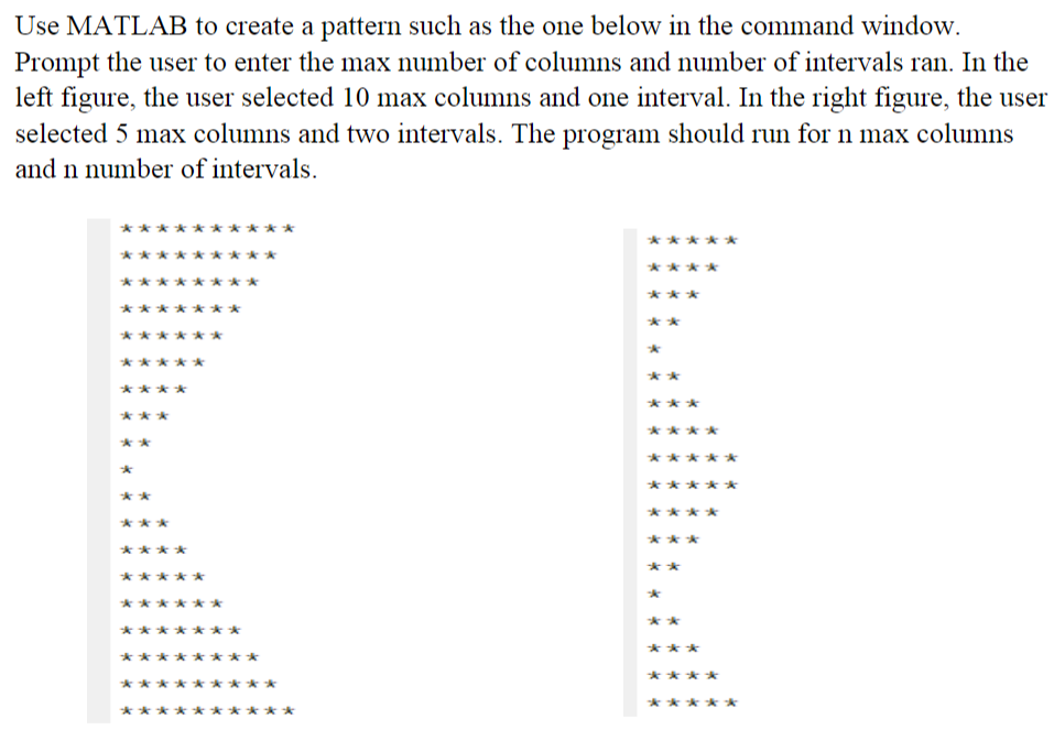 Solved Use MATLAB to create a pattern such as the one below | Chegg.com