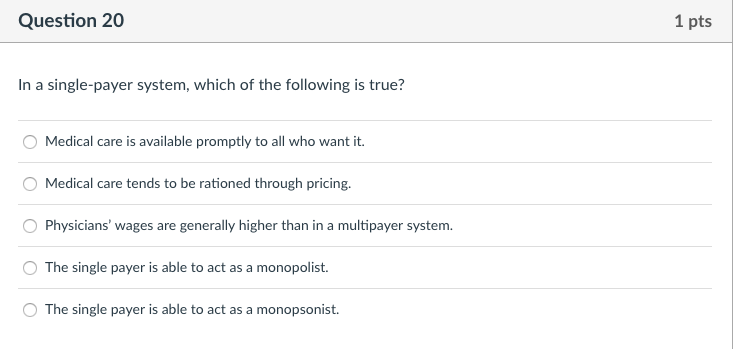 Solved Question 4 1 pts Consider the following scenario when | Chegg.com