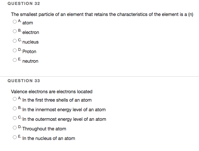 Solved QUESTION 36 Which of the following properties is not | Chegg.com