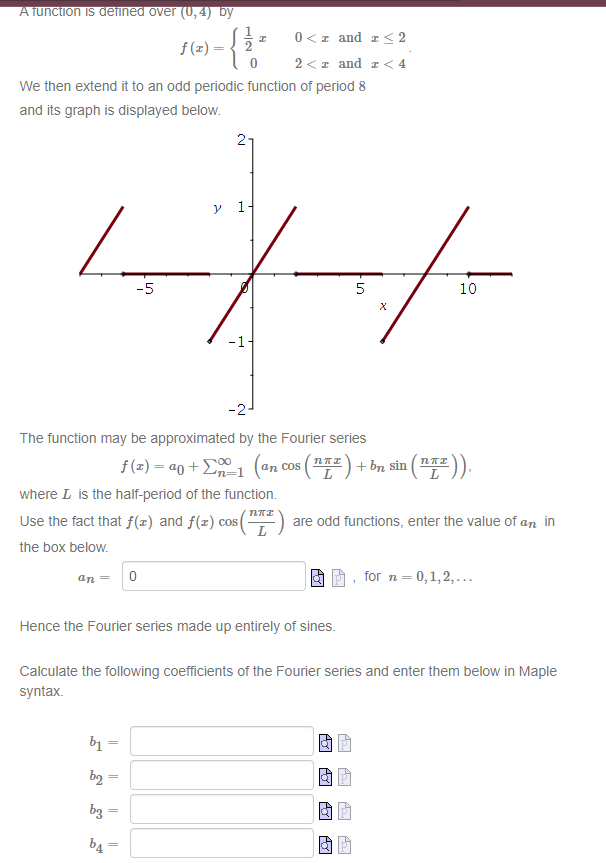 Solved A function is defined over (0,3)(0,3) | Chegg.com