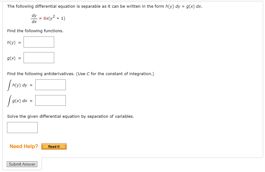 solved-the-following-differential-equation-is-separable-as-chegg