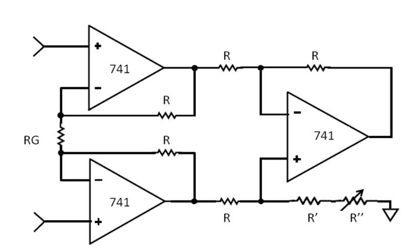 Design A 3 Op Amp Based Instrumentation Amplifier Chegg Com