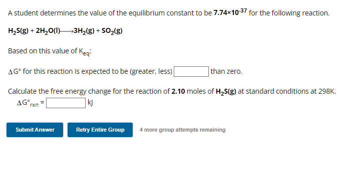 Solved A Student Determines The Value Of The Equilibrium | Chegg.com